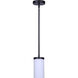 Britton 1 Light 4.75 inch Matte Black Rod Pendant Ceiling Light