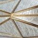 Geo-Gem 8 Light 35.5 inch Brass Antique Chandelier Ceiling Light
