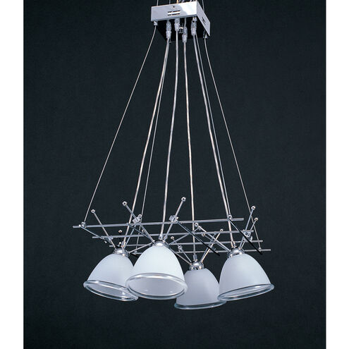 Ardyn 4 Light 17 inch Chrome with White Chandelier Ceiling Light