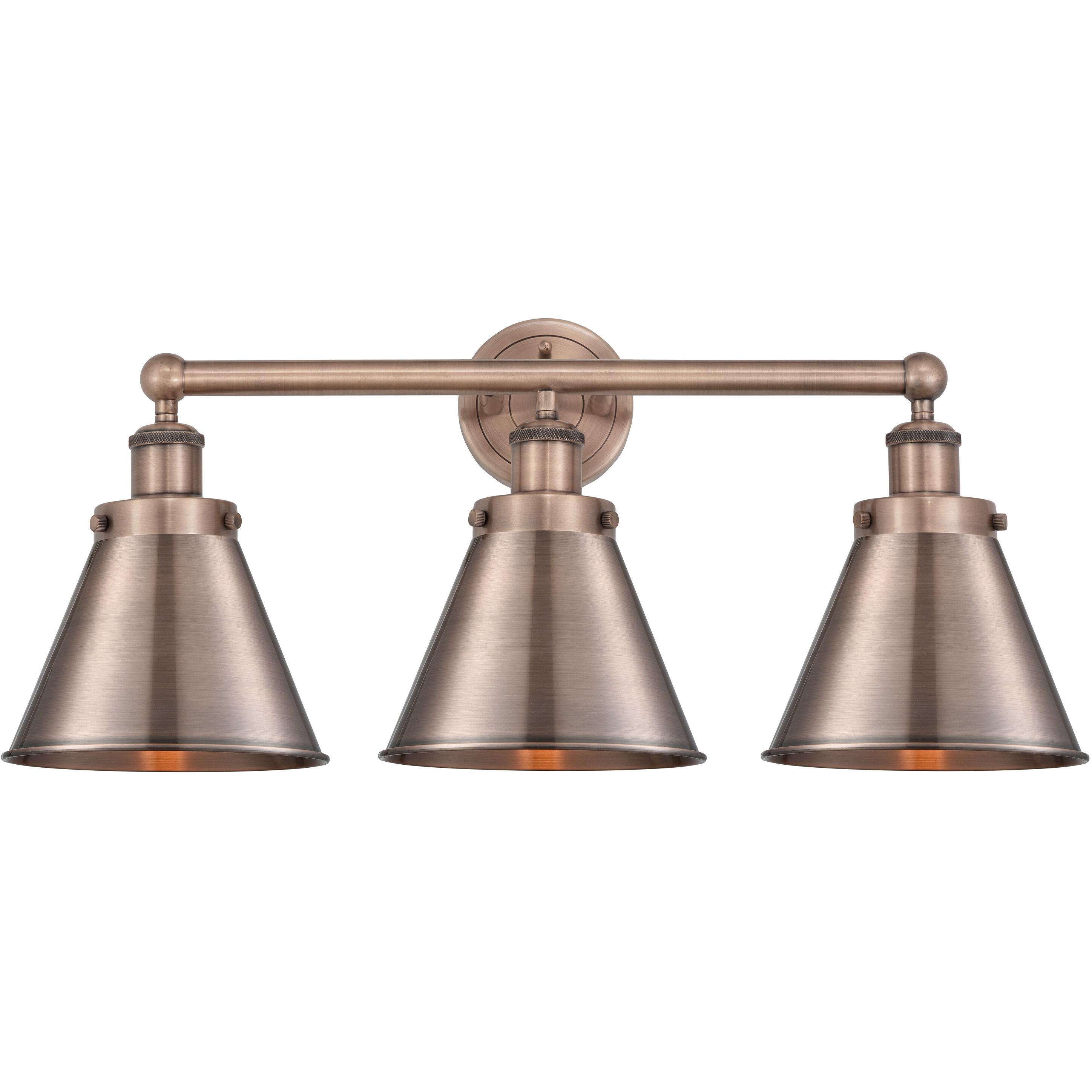 Appalachian 3 Light 26 inch Antique Copper Bath Vanity Light Wall Light