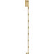 Sean Lavin Catena Sconce Wall Light in 2700K, Hand Rubbed Antique Brass