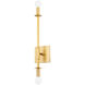 Milana 2 Light 4.75 inch Aged Brass ADA Wall Sconce Wall Light