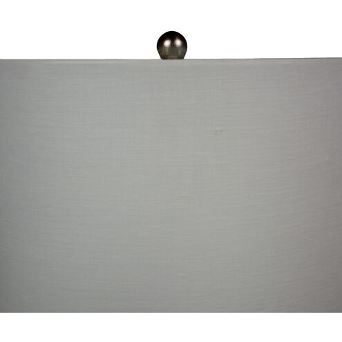 Brianna 33.5 inch Blue Hand-Cut Glass / Champagne Table Lamp Portable Light