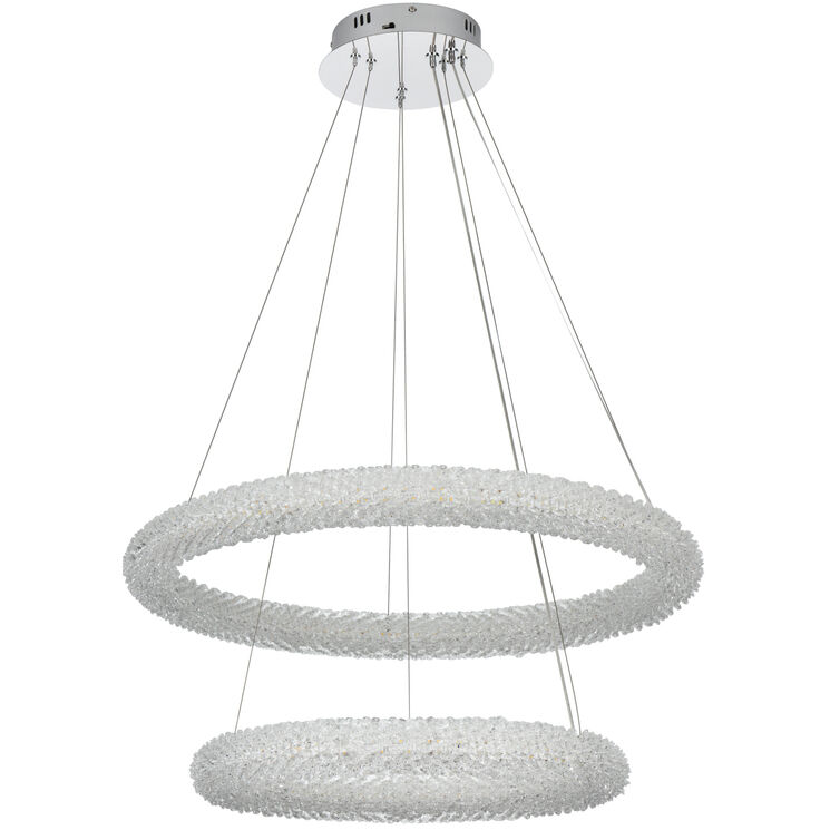 Bowen 2 Light 28 inch Chrome Chandelier Ceiling Light