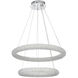 Bowen 2 Light 28 inch Chrome Chandelier Ceiling Light