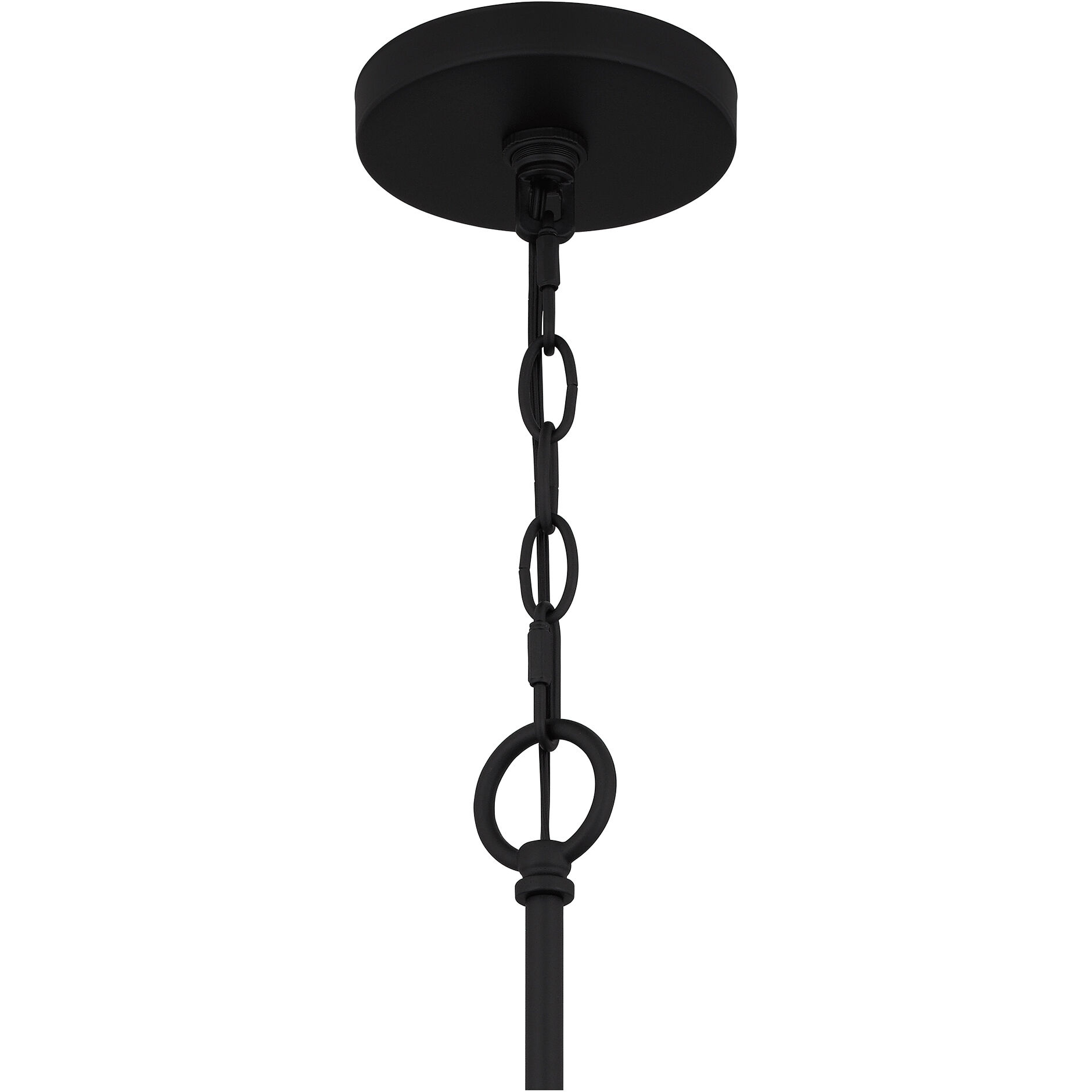 Quoizel COX5021MBK Cox 4 Light 21 inch Matte Black Chandelier Ceiling Light