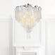 Daisy 13 Light 24 inch Chrome Flush Mount Ceiling Light