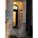 Zora 1 Light 14 inch Black Outdoor Wall Sconce
