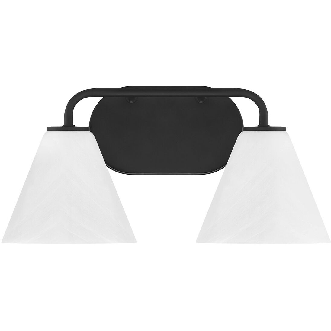 Blair 2 Light 15.5 inch Black Bath Wall Light