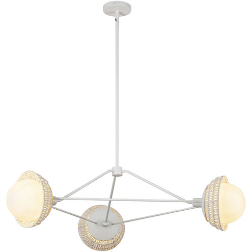 Alora Mood Perth 3 Light 39.88 inch White Chandelier Ceiling Light