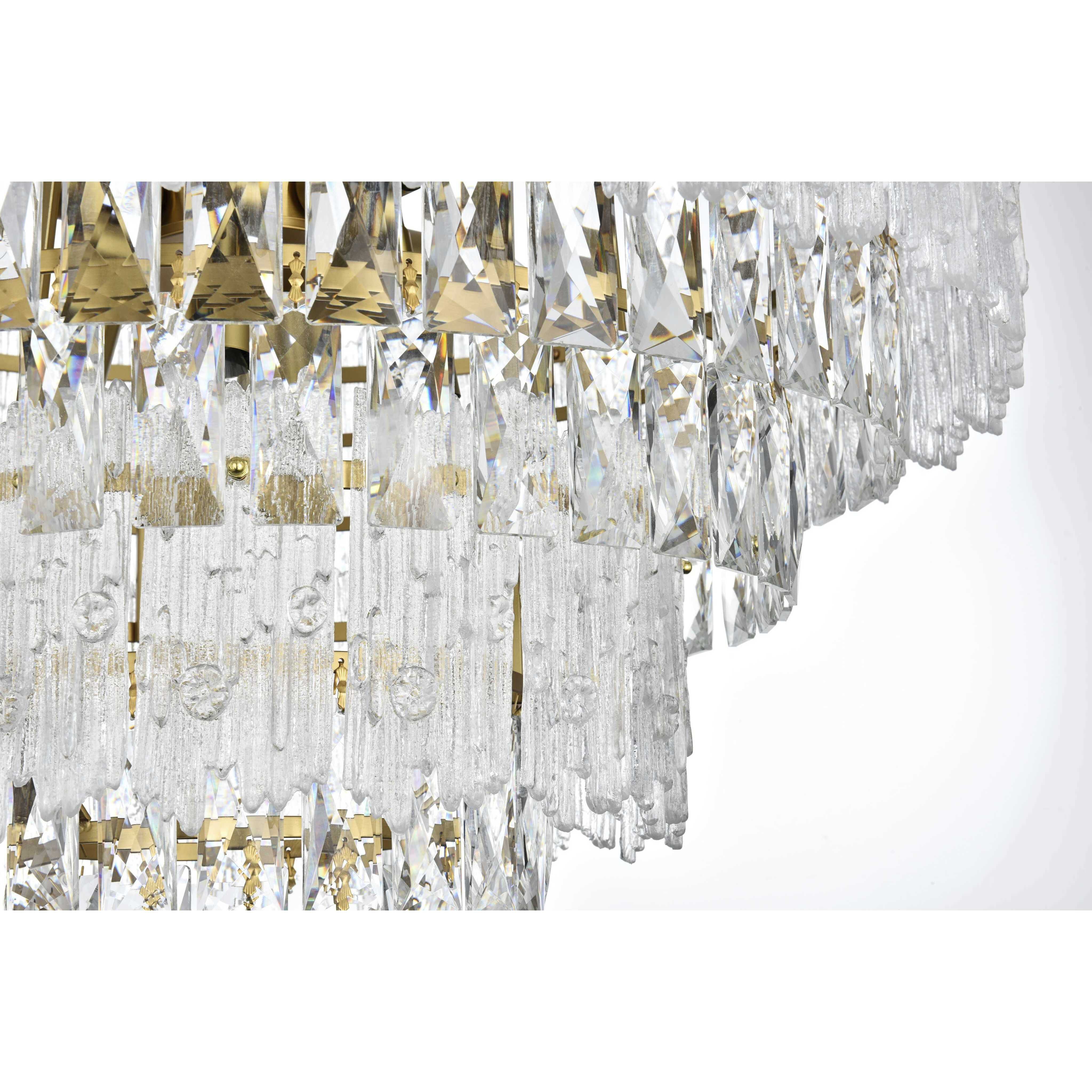 Emilia 8 Light 25 inch Satin Gold Chandelier Ceiling Light