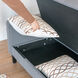 Small Biscuit Tufted Gray Sofa