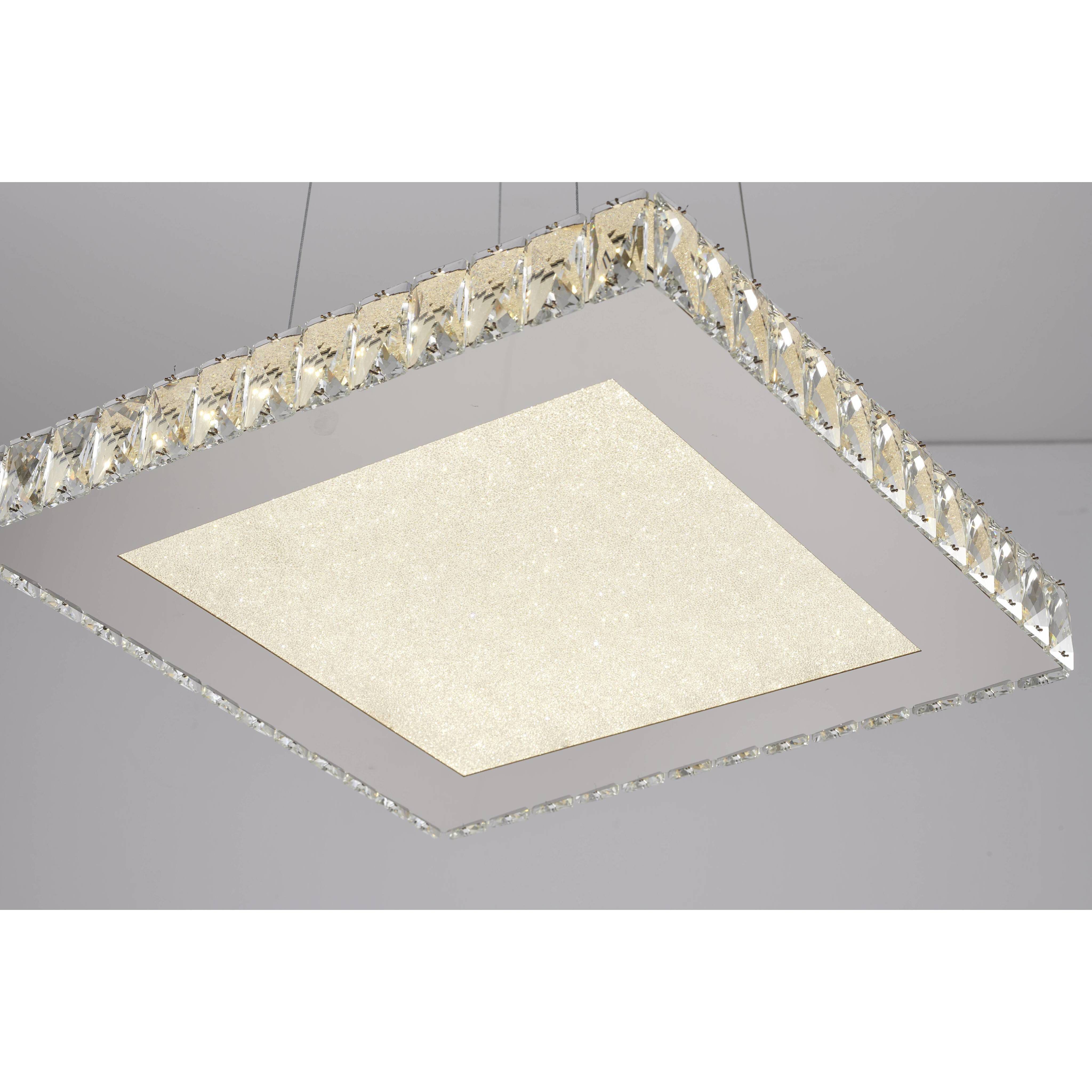 Canada LED 17 inch Chrome Chandelier Ceiling Light