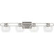 Codyn 4 Light 40 inch Brushed Nickel Bath Vanity Wall Light