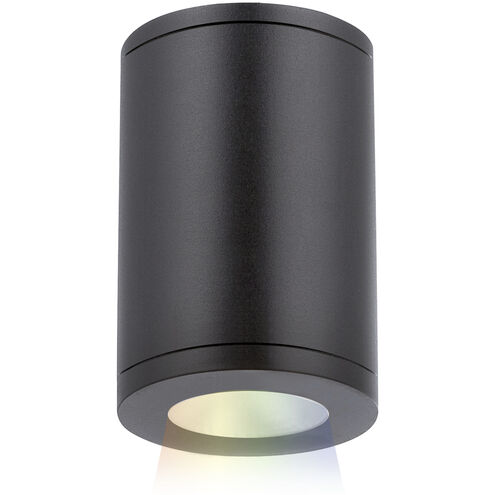 Tube Arch LED 4.88 inch Black Outdoor Flush in Narrow, 90, Color Changing