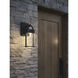 Langston LED 12.25 inch Black Outdoor Wall Sconce