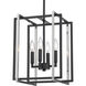 Tribeca Pendant Ceiling Light in Matte Black/Pewter, Mini