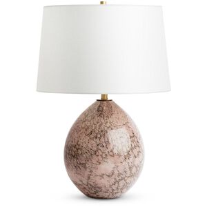 Elora 22.75 inch 150.00 watt Pink and Brown Table Lamp Portable Light
