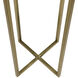 Soho 26.5 X 11 inch Antique Brass Side Table