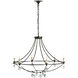 Novella 6 Light 35 inch Mayfair Chandelier Ceiling Light, Large