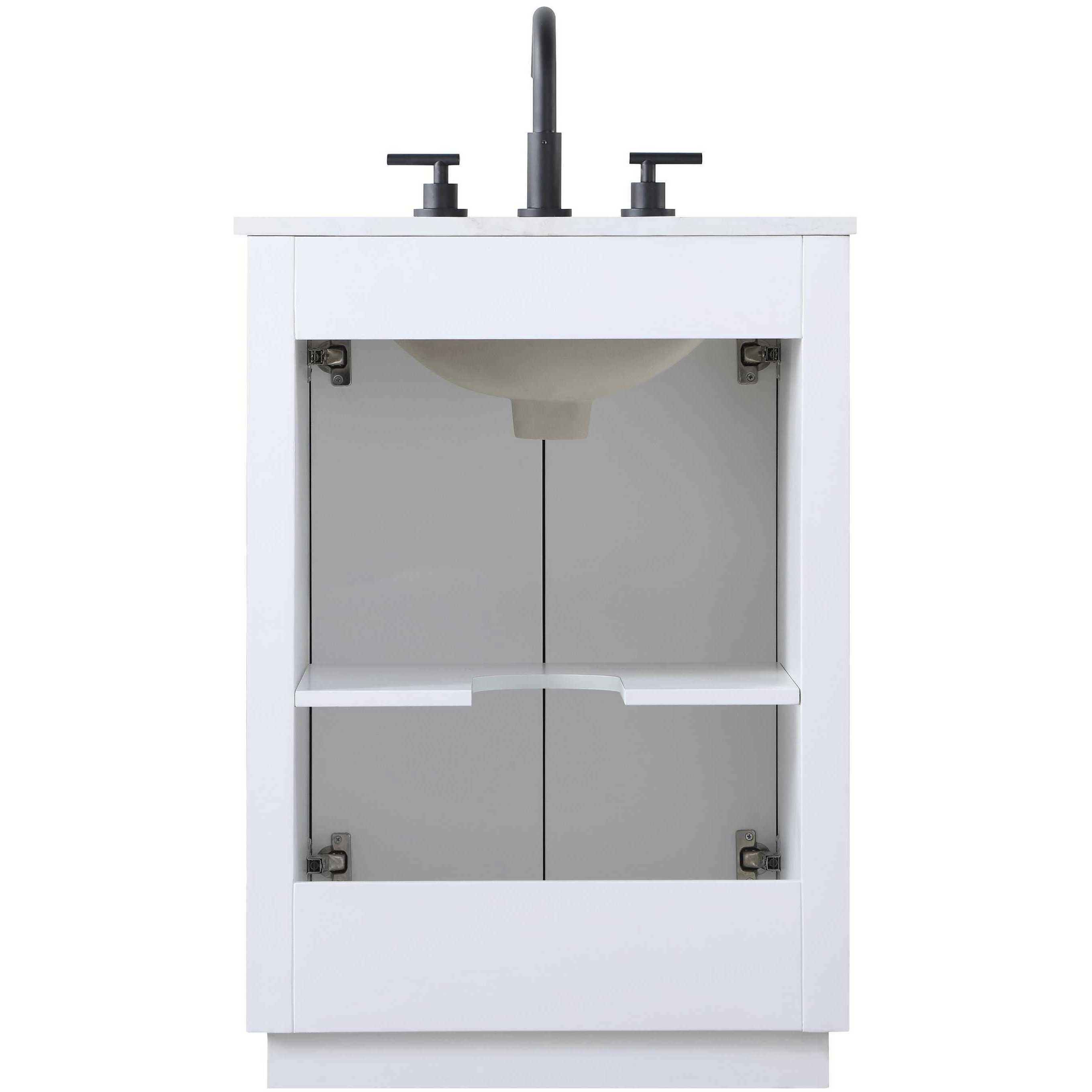 Chase 24 X 34 inch White Bathroom Vanity Cabinet
