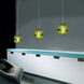 Envisage VI 1 Light 8 inch Chrome Mini Pendant Ceiling Light in Envisage Green