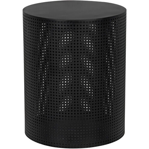 Dixon 20.5 X 16 inch Matte Black Side Table, Small