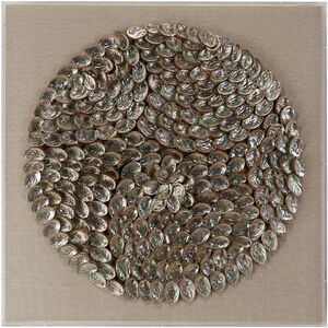 Thailand Taupe Shell Wall Art