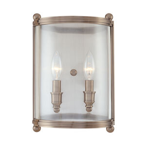 Mansfield 2 Light 9 inch Distressed Bronze Wall Sconce Wall Light