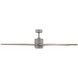 Renegade 66 inch Graphite and Weathered Wood with Weathered Wood Blades Downrod Ceiling Fan in 2700K, Graphite Weathered Wood