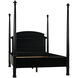 New Douglas Hand Rubbed Black Bed, Queen