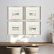 Easy Day Blue and Beige and Multi and White Framed Art