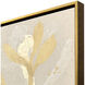 Golden Stems I Beige and Brown and Metallic Canvas, The Studio