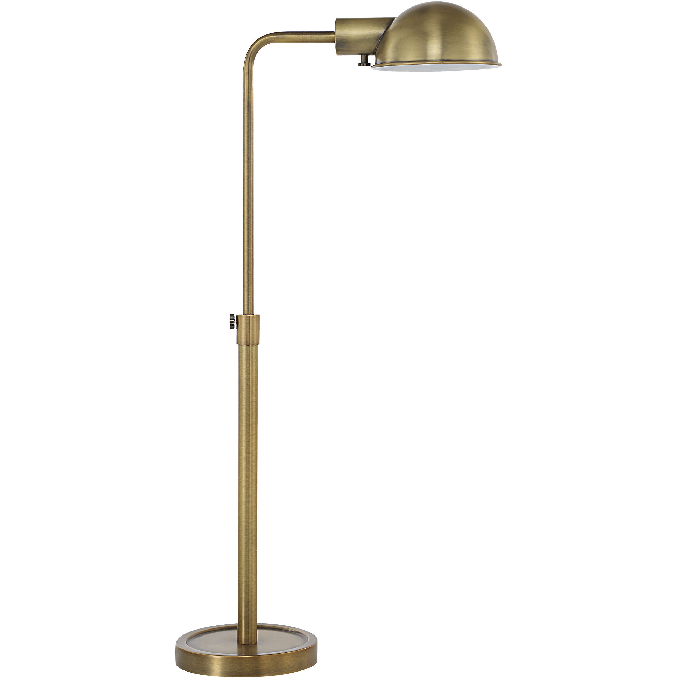 Halle 21 inch 9.00 watt Dark Antique Brushed Brass Table Lamp Portable Light