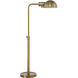 Halle 21 inch 9.00 watt Dark Antique Brushed Brass Table Lamp Portable Light