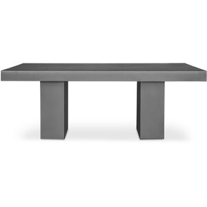 Antonius 79 X 39 inch Grey Outdoor Dining Table