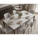 Queens 78.75 X 39.25 inch White / Smoke Grey Dining Table
