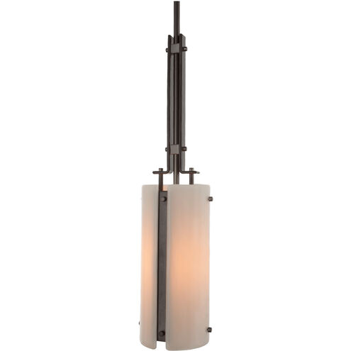 Urban Loft 1 Light 5.8 inch Gilded Brass Pendant Ceiling Light in Bronze Granite, Trestle