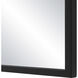 Gasel 30 X 20 inch Matte Black Wall Mirror