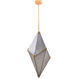 Canada 9 Light 12 inch Gold Chandelier Ceiling Light