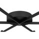 Pearl LED 28 inch Dark Matte Black Flush Mount Ceiling Light