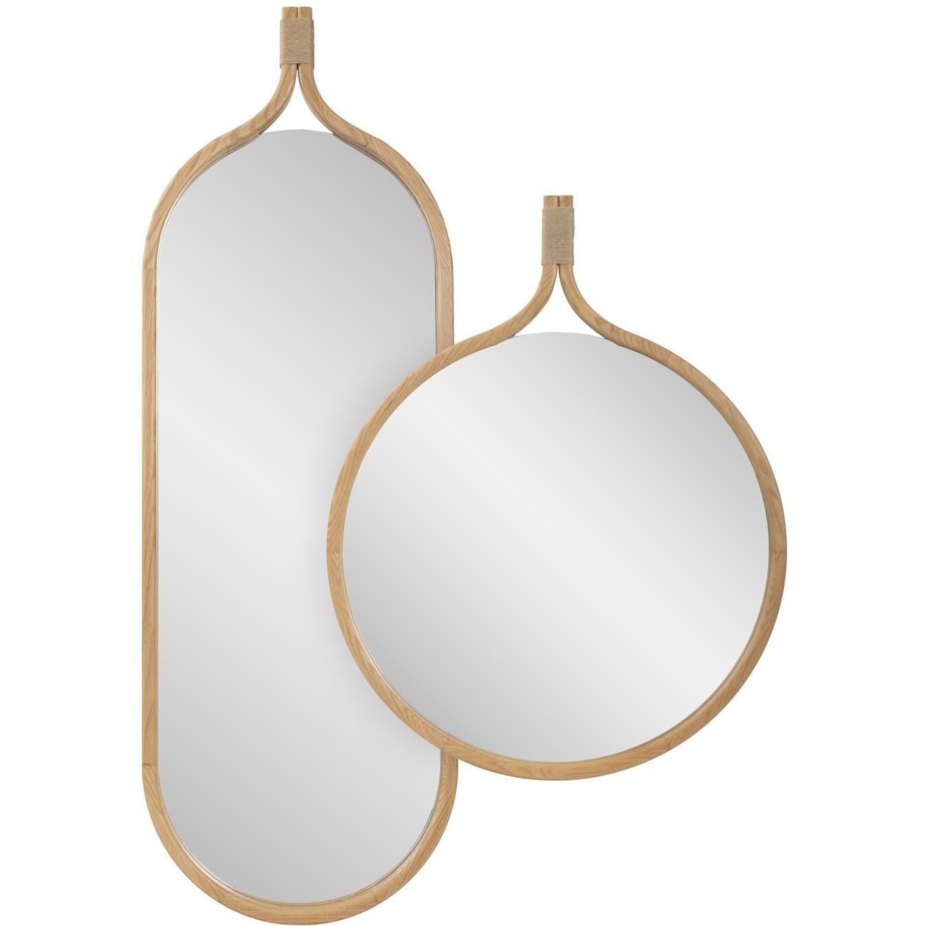 Ulah 55.75 X 18.75 inch Brown Mirror