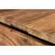 Carey 30 X 22 inch Natural with Black Coffee Table