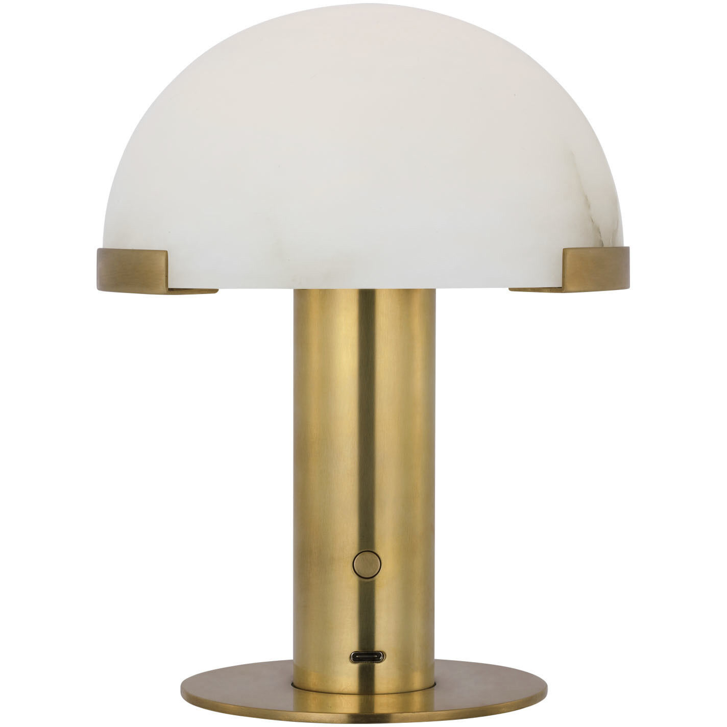 Kelly Wearstler Melange 8 inch 2.00 watt Antique-Burnished Brass Rechargeable Accent Lamp Portable Light