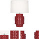 Small Dolly 21.38 inch 150 watt Ruby Red Accent Lamp Portable Light in Fondine