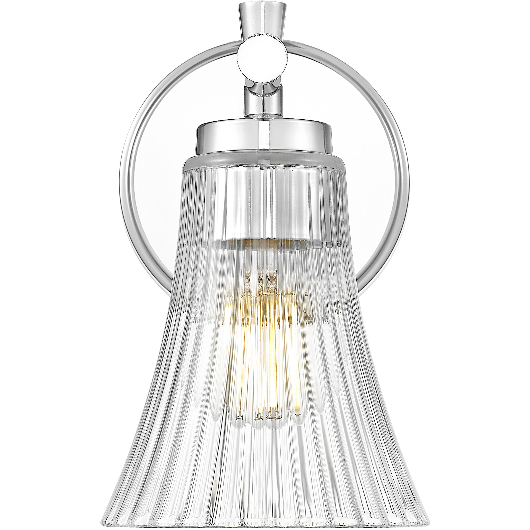 Belle Wall Sconce Wall Light in Chrome