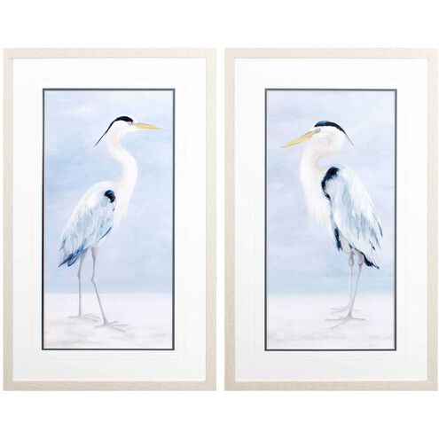 Waterside Collection Blue Framed Art