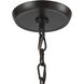 Weaverton 3 Light 19 inch Oil Rubbed Bronze Chandelier Ceiling Light in Standard