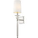 Ava 1 Light 5.5 inch Polished Nickel Wall Sconce Wall Light