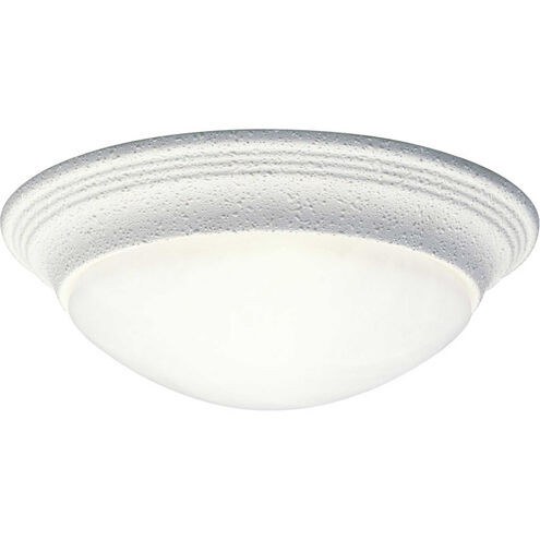 Lincoln 1 Light 11.5 inch White Flush Mount Ceiling Light